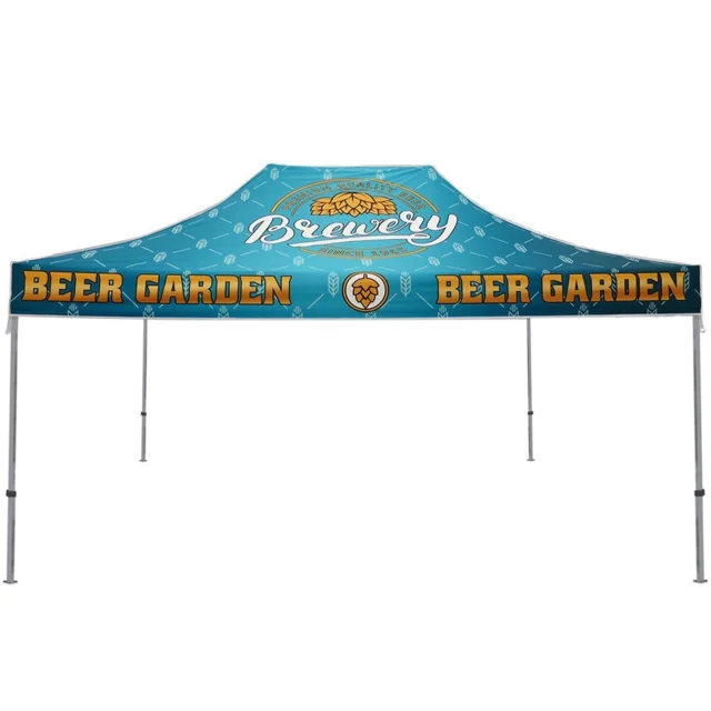 Branded Canopy Tents for Trade Shows and Marketing Events High-Quality Canopy Top Valance of the Canopy Tent Top