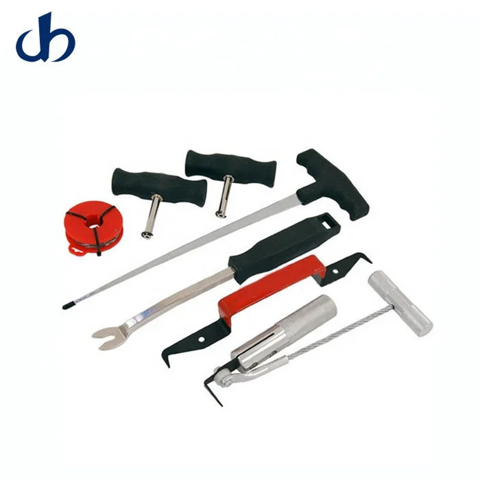 Wire gripping handles for windscreen autoglass repair