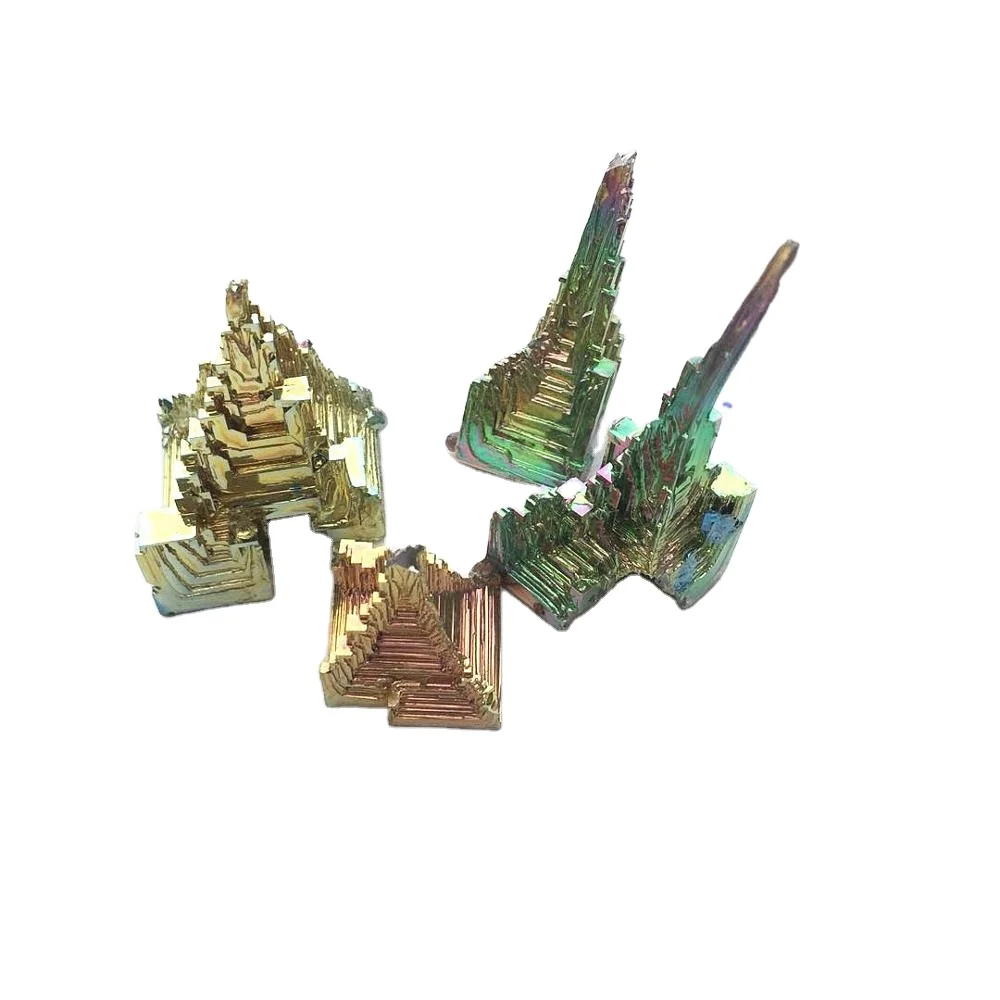 
wholesale natural bulk little raw Colourful bismuth ore for sale 