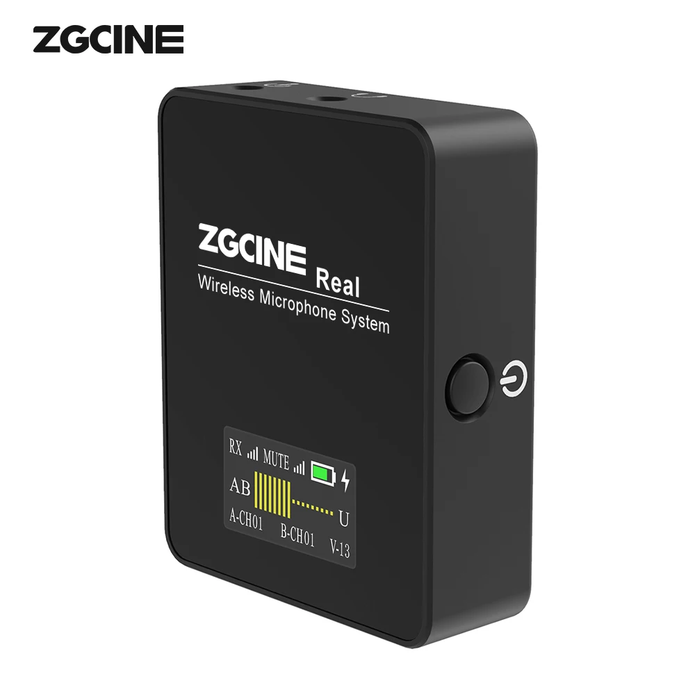 Беспроводной петличный микрофон ZGCINE UHF Для подкастов записывающее оборудование CE ROHS PSE