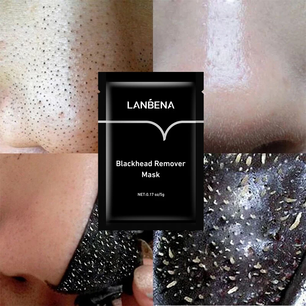 LANBENA Bamboo Charcoal Remover Blackhead Acne Pore Shrink Skin Care Cleansing Facial Mask
