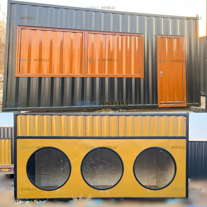 Пищевой грузовик модульный каркасный кофейный магазин мороженого сборный дом контейнер для быстрого питания кафе