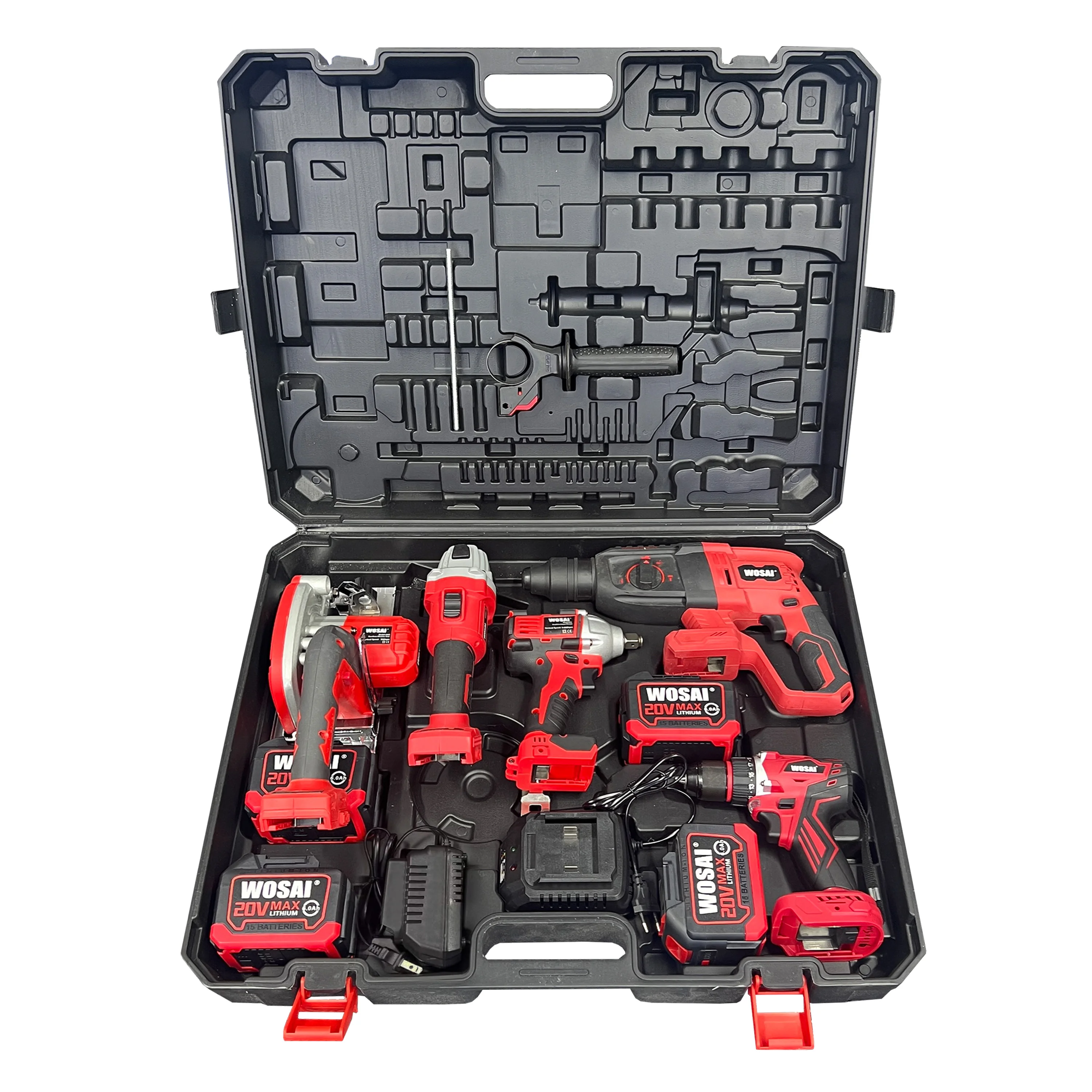 Wireless multi function wrench drill grinder saw kit professional customize electric power cordless tool sets
