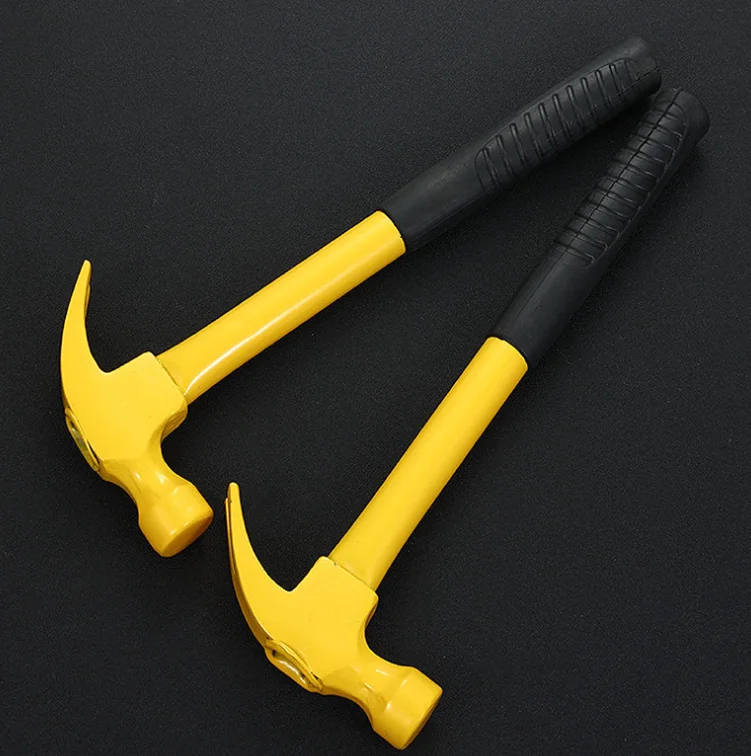 Manufacturers supply conjoined claw hammer wholesale plastic coated claw hammer