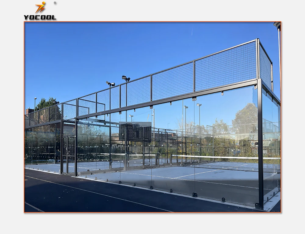 Padel Court Including Grass Glass Net One Total Court For Outdoor Sports Padel Court Equipment
