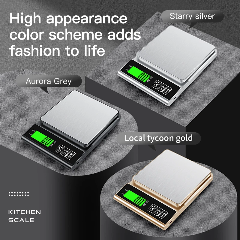 5kg 10kg Hot Sale Kitchen Cooking Promotion Gift Household Balance Cuisine Digital Kitchen Food Weighing Scale