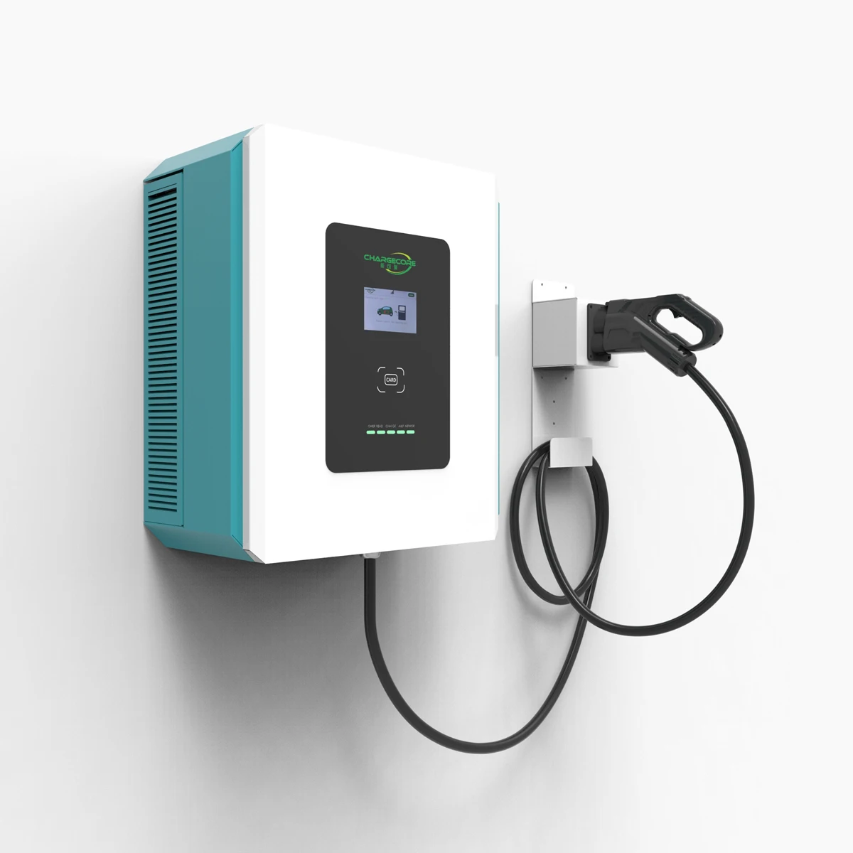 40kw EVCC DC wallbox Wall-mounted Ccs charging Station  car charger adapter