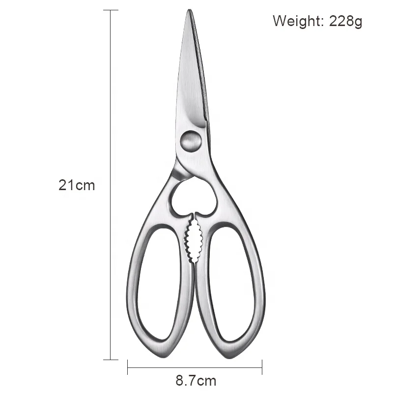 Top quality food grade stainless steel scissors with kitchen shears