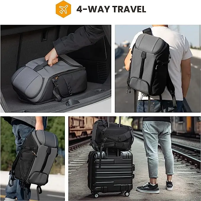 Free sample 20L Camera Backpack for DSLR and Mirrorless cameras and lenses, including supertelephoto zooms