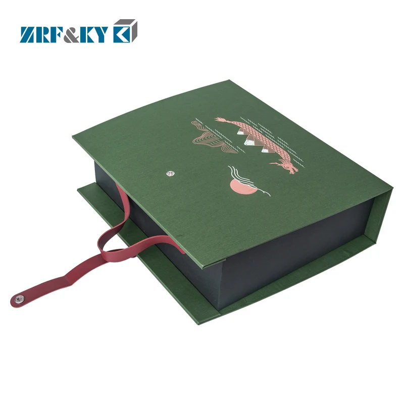 Chinese Style Paper Carry Gift Box For Rice Dumpling, Dessert, Chocolate
