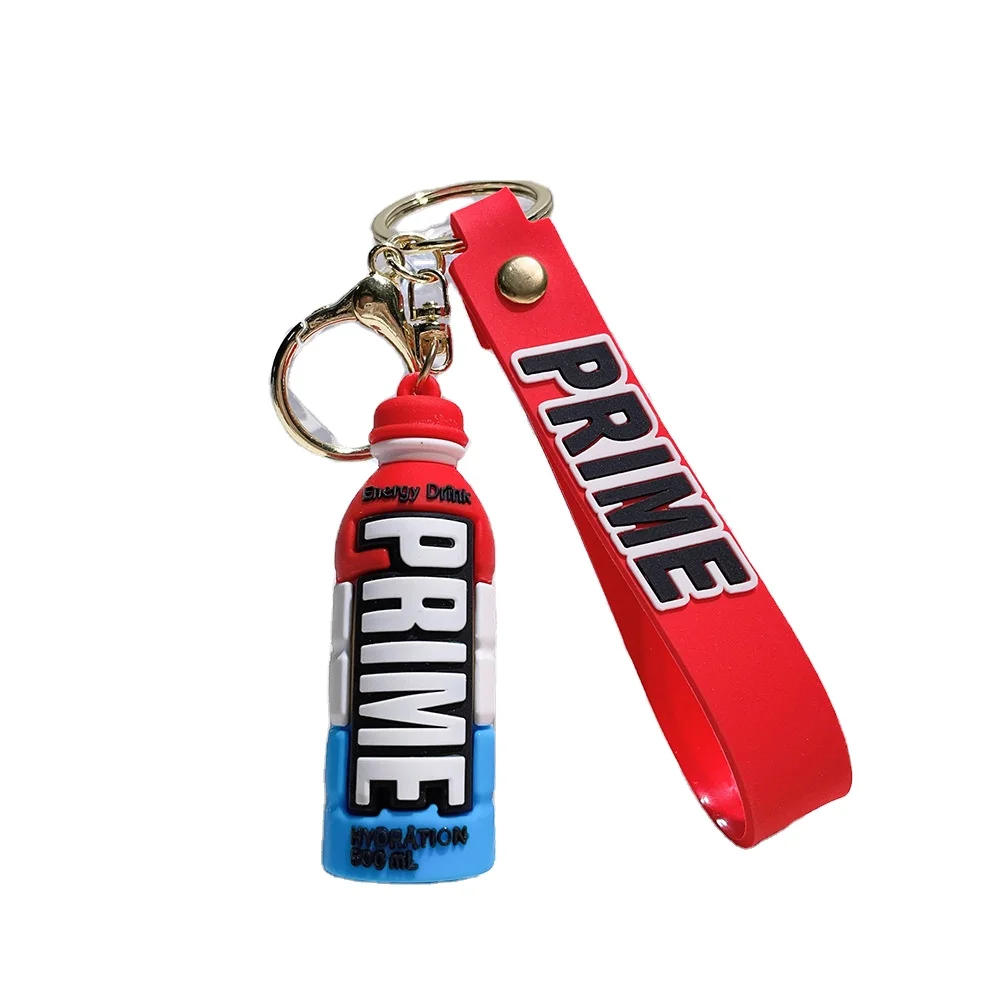 2024 new style 3d rubber keychain custom prime and Star style  Football player jersey basketball number 24 34  stiches style