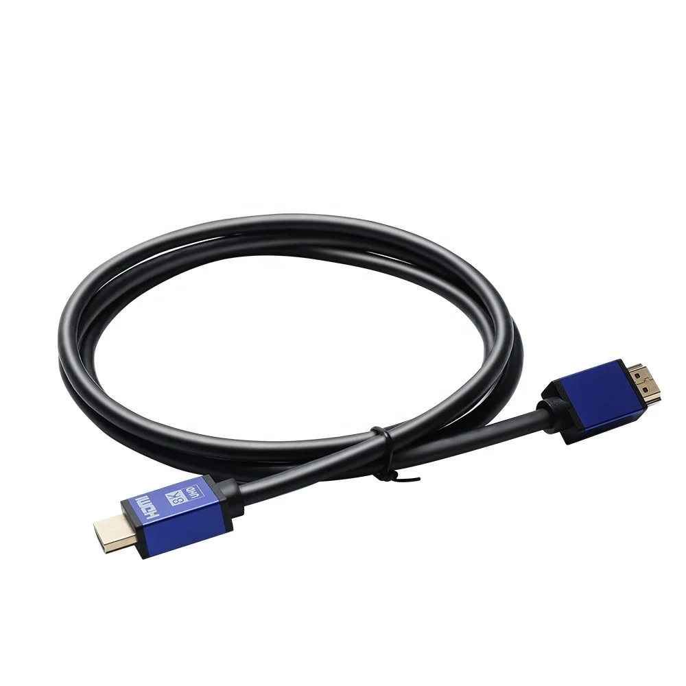  Высокоскоростной позолоченный штекер-штекер 48 Гбит/с 3D 60 Гц HDMI-HDMI кабель 8K для HDTV 1 5 м 3 8 к 2