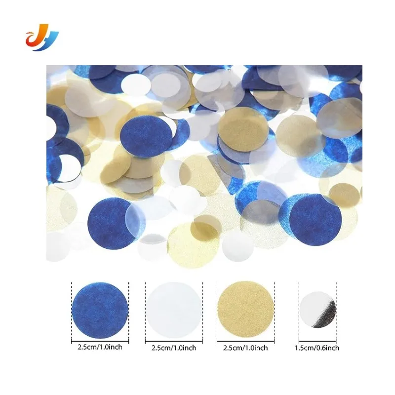 Wedding Party Streamer Lip Gloss Gender Reveal Wholesale confetti circles 1cm multicolore 150g