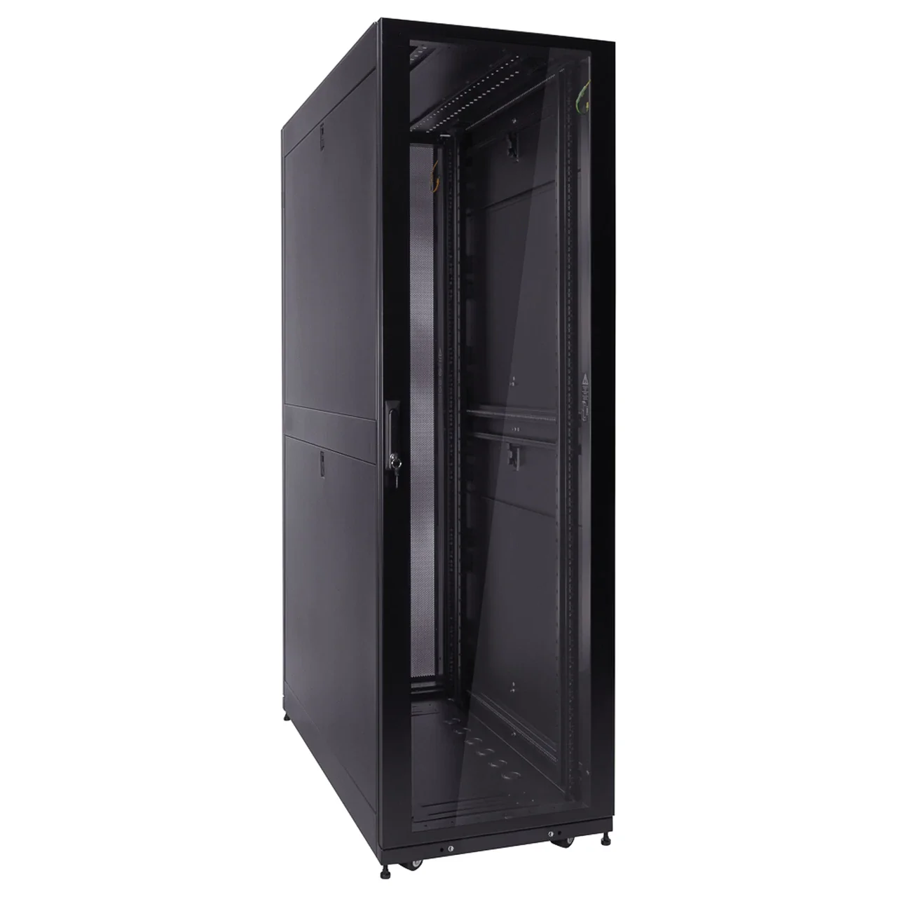 Cabinet 1200mm depth Cable Management Top Glass Door 42U Server Rack