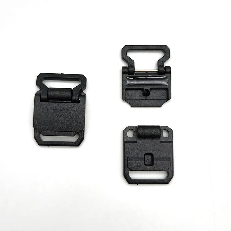 YYX Black Plastic Buckle Quick Release Lock Slider With Magnet Center Buckle for Bag