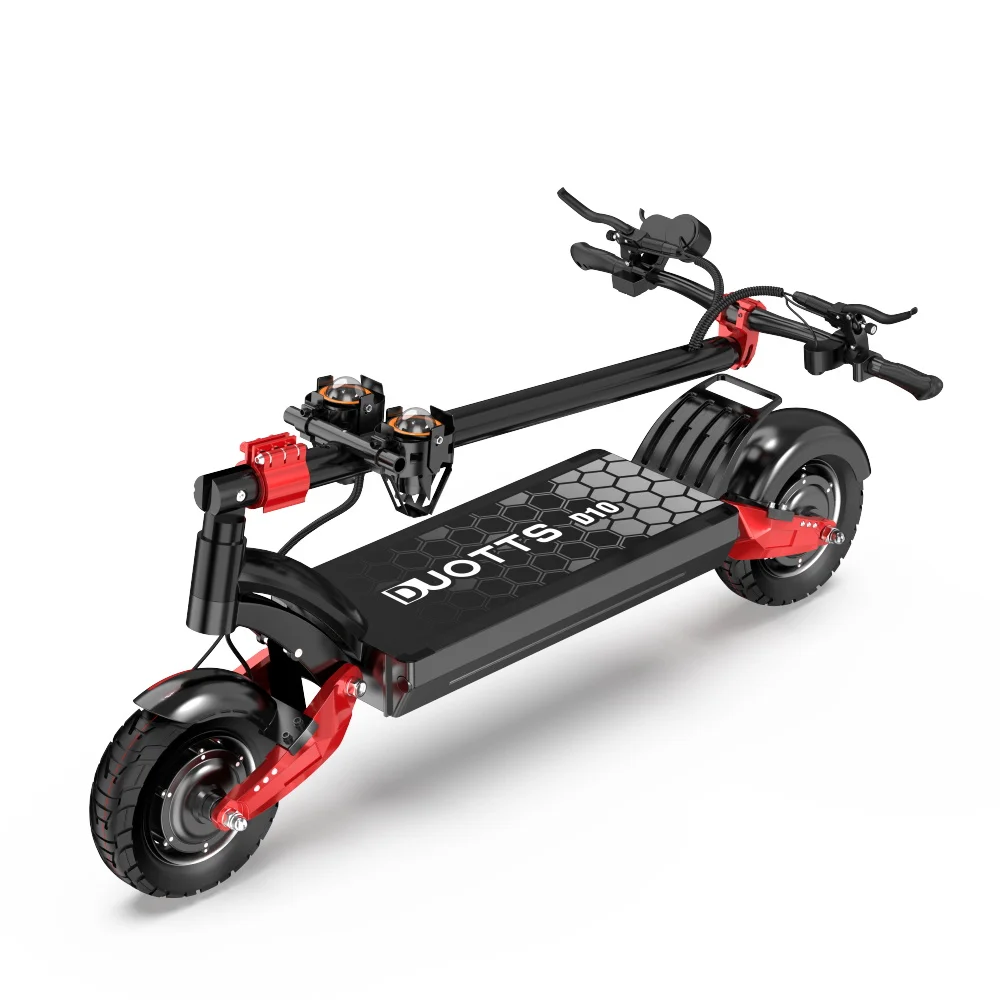 EU Warehouse DUOTTS D10 Electric Scooter with Seat Zero 10x 23.4AH 20.8AH Dual Motor electric scooter 10 inch road tires