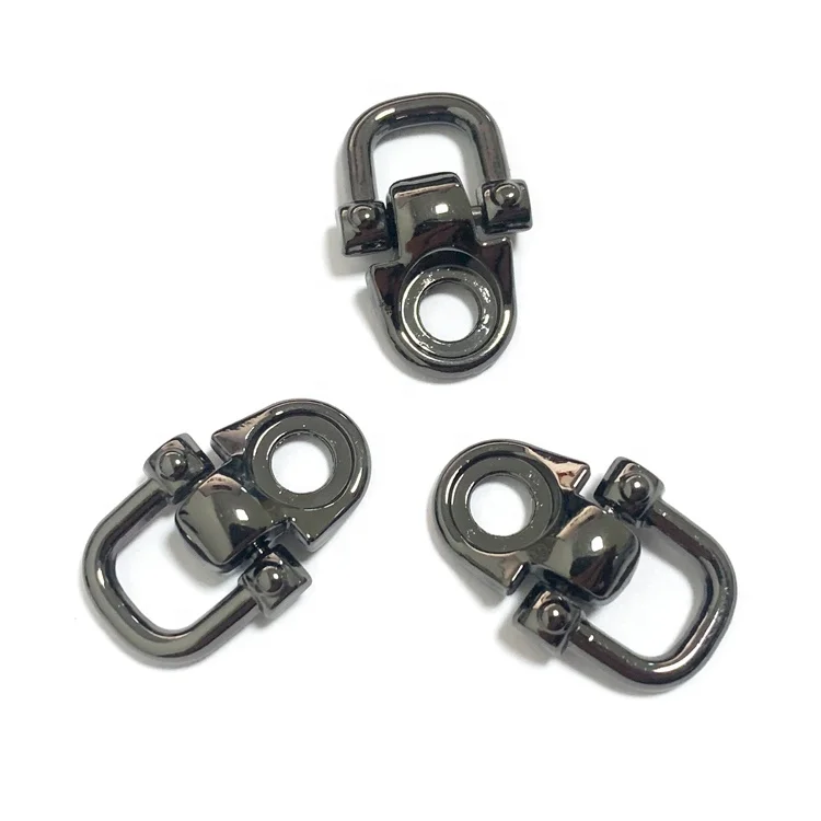 Gunmetal metal shoe lace hook climbing boots eyelets hook buckle