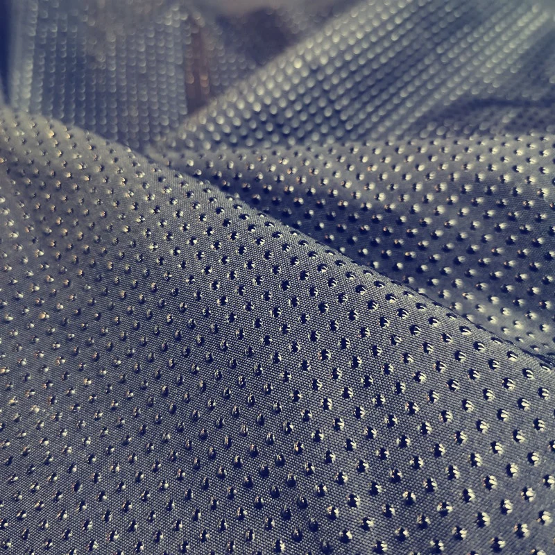 Microfiber Polyester Non Slip oxford twill Fabric Silicone / pvc  Dotted Anti Slip Fabric For home textile pet cushions 230gsm