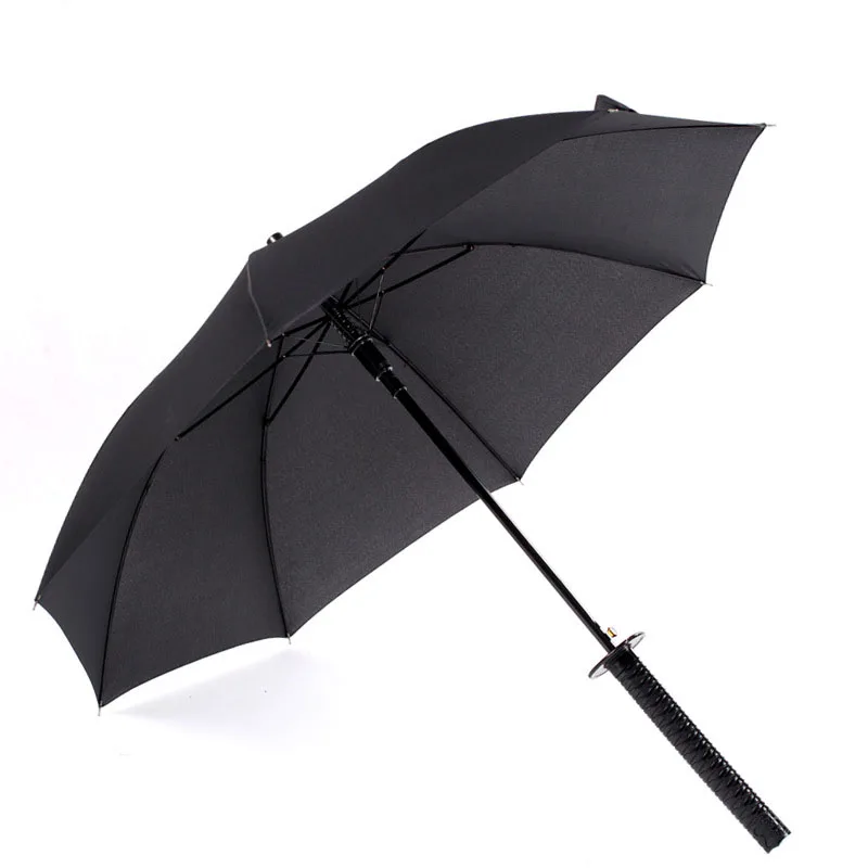 24-bone wind-resistant Japanese knife handle umbrella with enlarged umbrella surface and high-quality straight umbrella