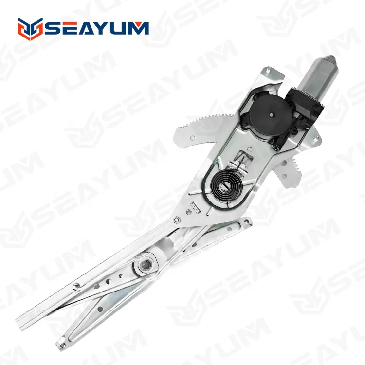 SEAYUM Window Regulator with Motor 2 PIN For Nissan Kubistar 03-09 7700303543 8070100QAN 7700303553 8070000QAN