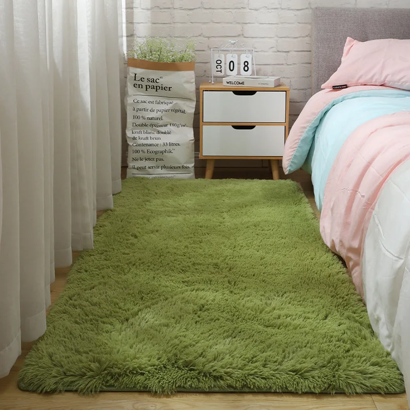 Quality indoor mat soft shaggy fur floor area rug fur rugs living room white fluffy faux fur rug carpets