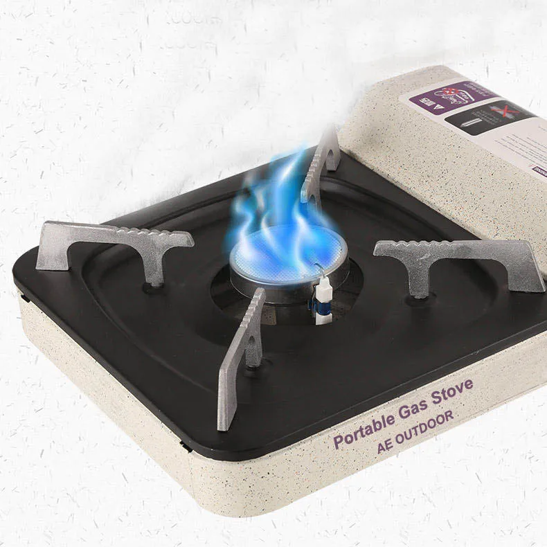 Durable Lightweight Gas Camping Stove Portable Outdoor Mini Single Burner Cooking Camping Stove