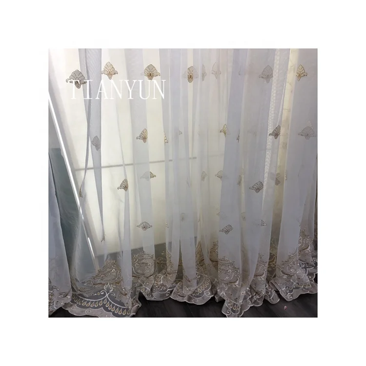 Hot Selling Fashion Pattern Ring And Rail Wedding Wall Curtain
