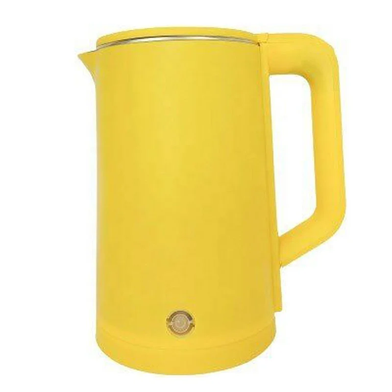 Factory Wholesale Cheap Yellow 2.0L Large Capacity Stainless Steel Electric Portable Tea Kettle