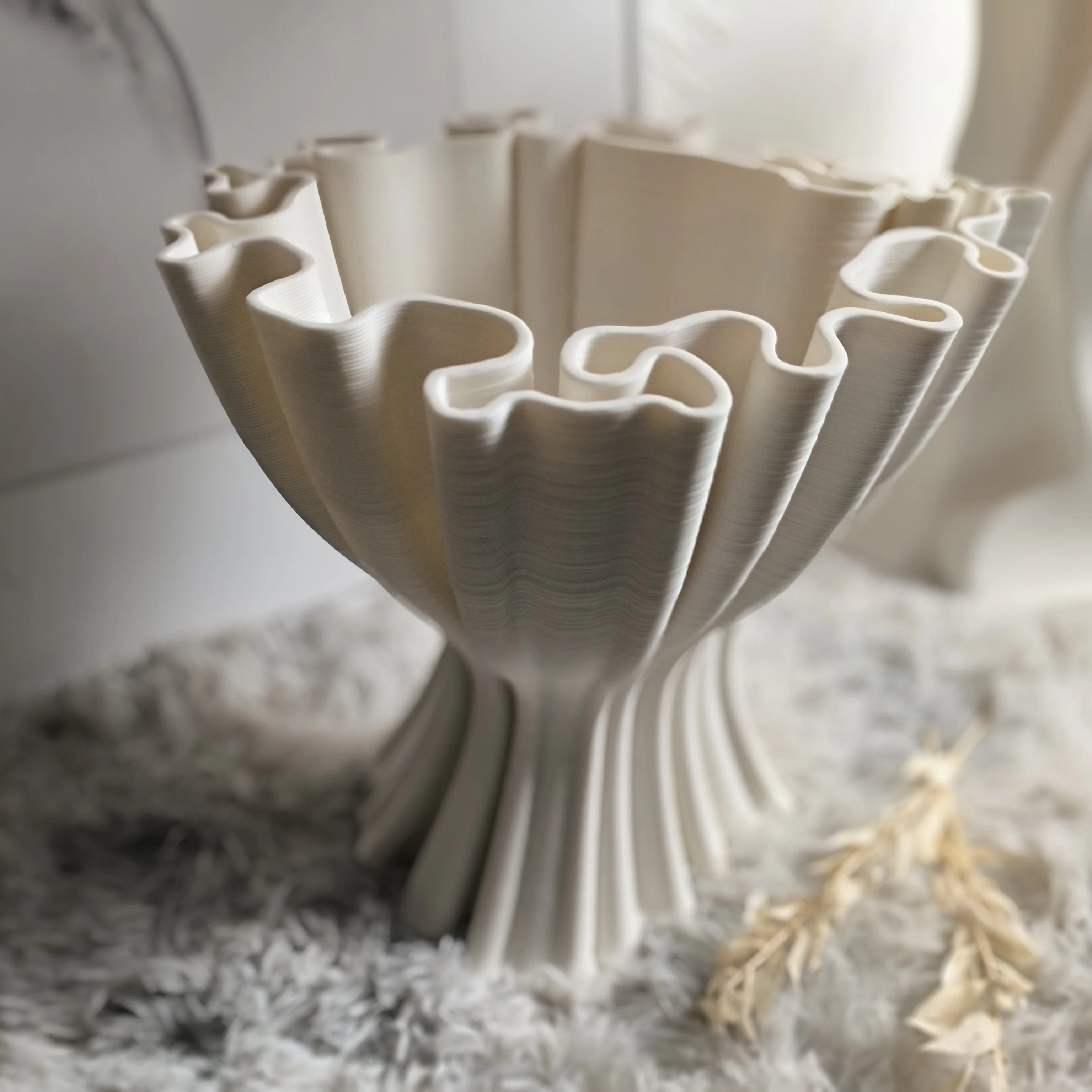 SE7ART 3d Ceramic Printing Floor Vase Seasonal Luxury Home Decor Ceramic Large Plant Vases For Weddings Centerpiece
