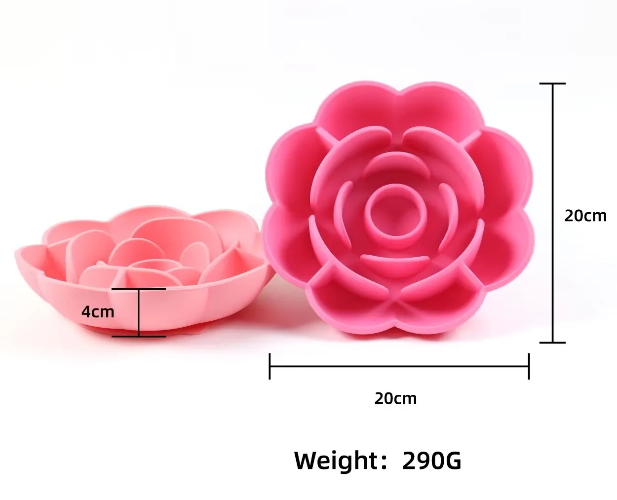 Wholesale Pet Accessories Slow Feeder Dog Bowl Fast Shipping Silicone Non Slip No Choke Dog Slow Food Bowl with Suction
