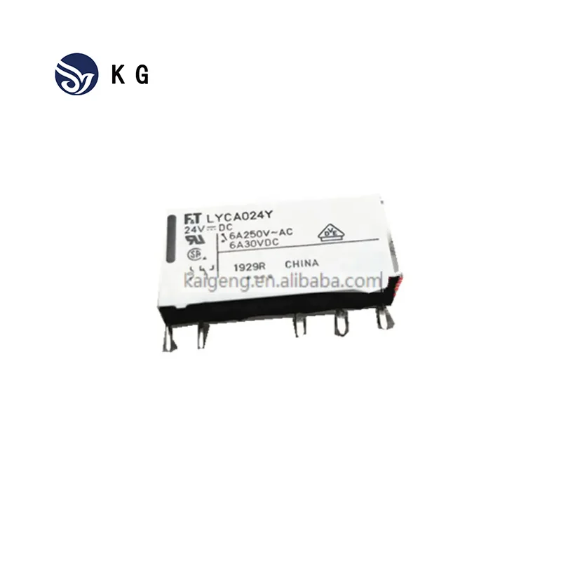 PLXFING Electronic Components Ultra-thin Power Relay 5/12/24V 6A DIP 5Pin LYCA005/012/024Y