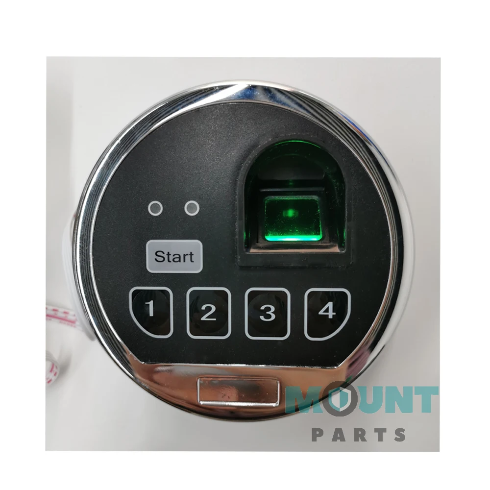 Электронный замок EMP с защитой от отпечатков пальцев, биометрический замок для оружия, шкафа, механизм с поворотным болтом, мощный замок для двери