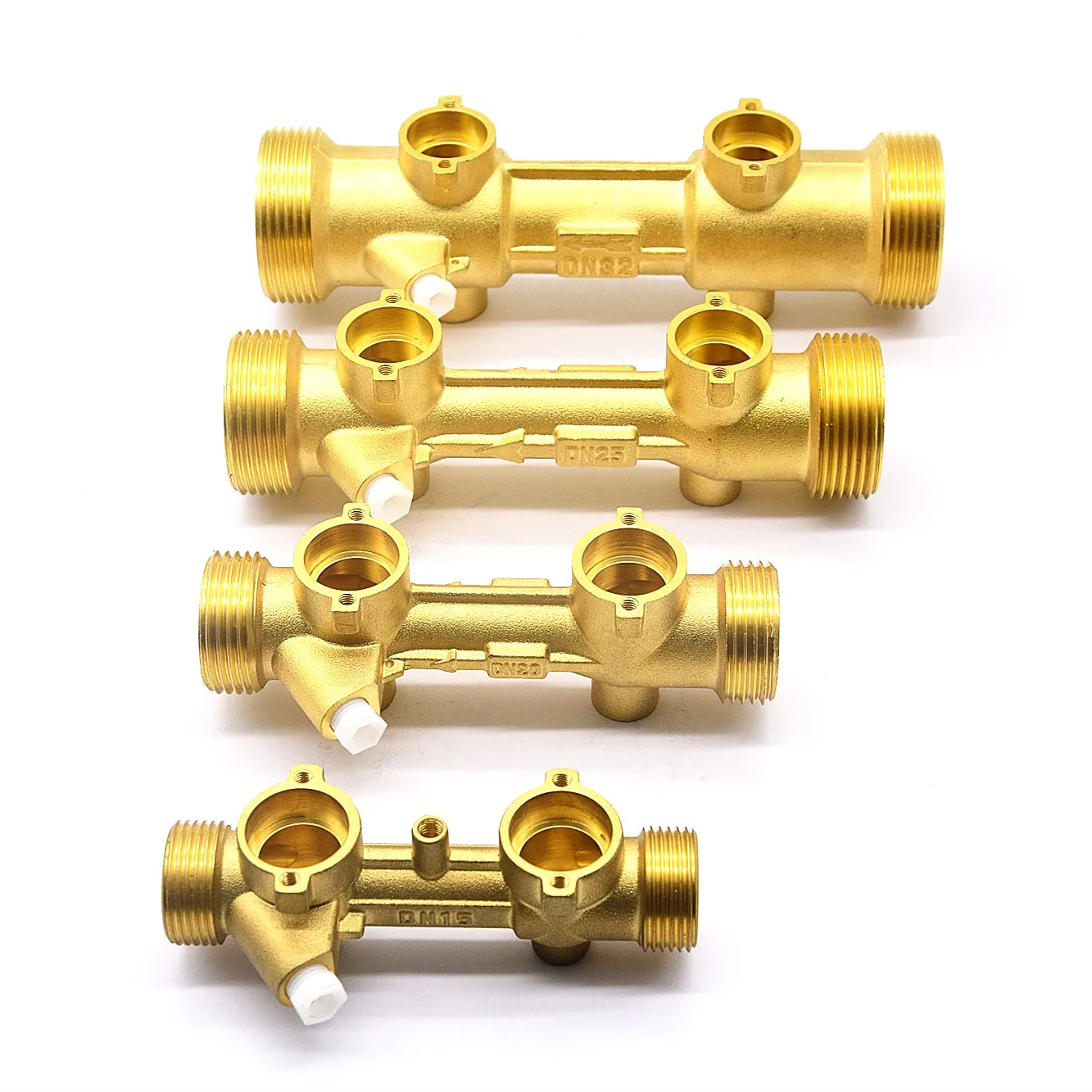 SIERJIA By Brass Can OEM ODM Brass Fitting For Ultrasonic Heat Meter Body
