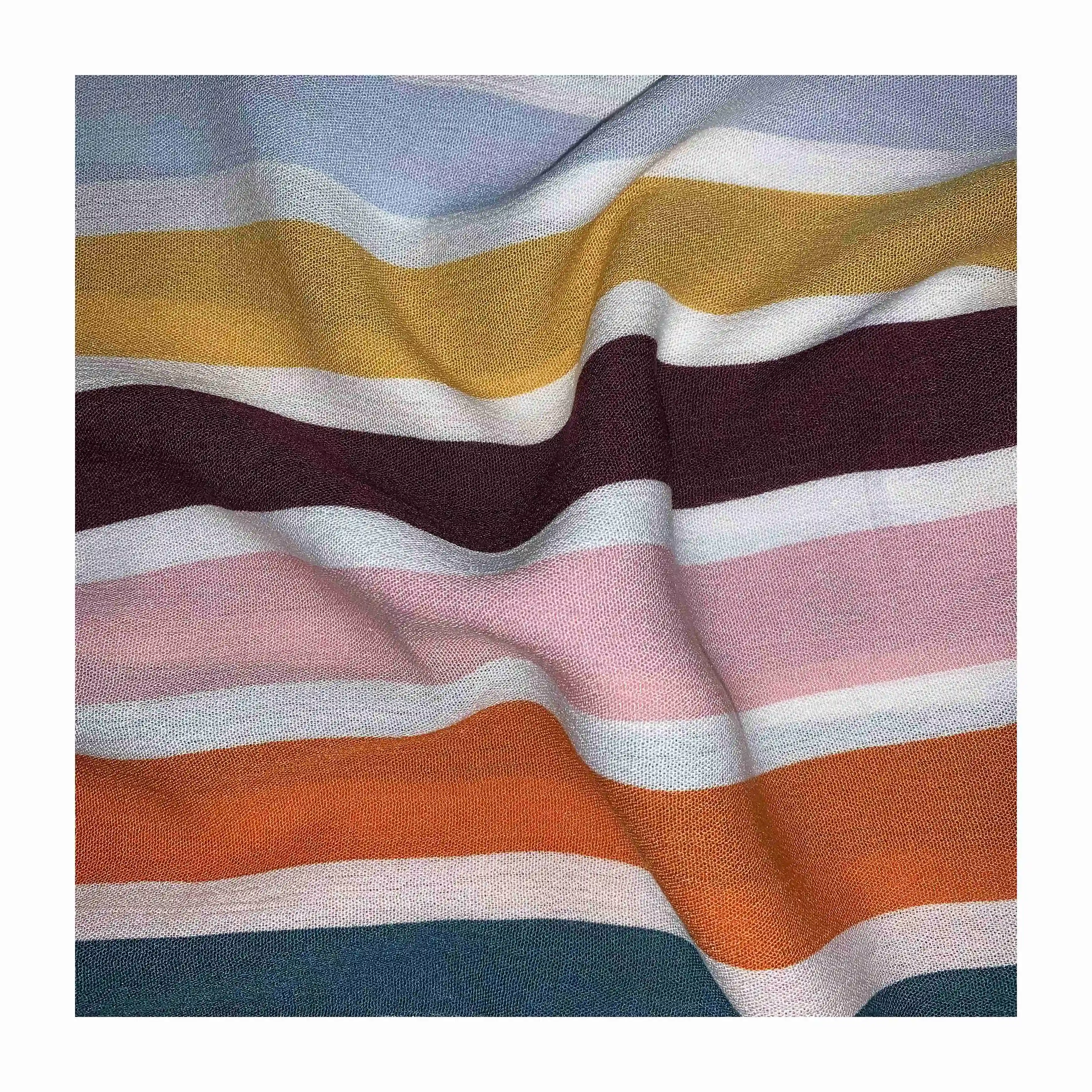 New product 100% rayon fabric 30*24/68*44 crepe woven print