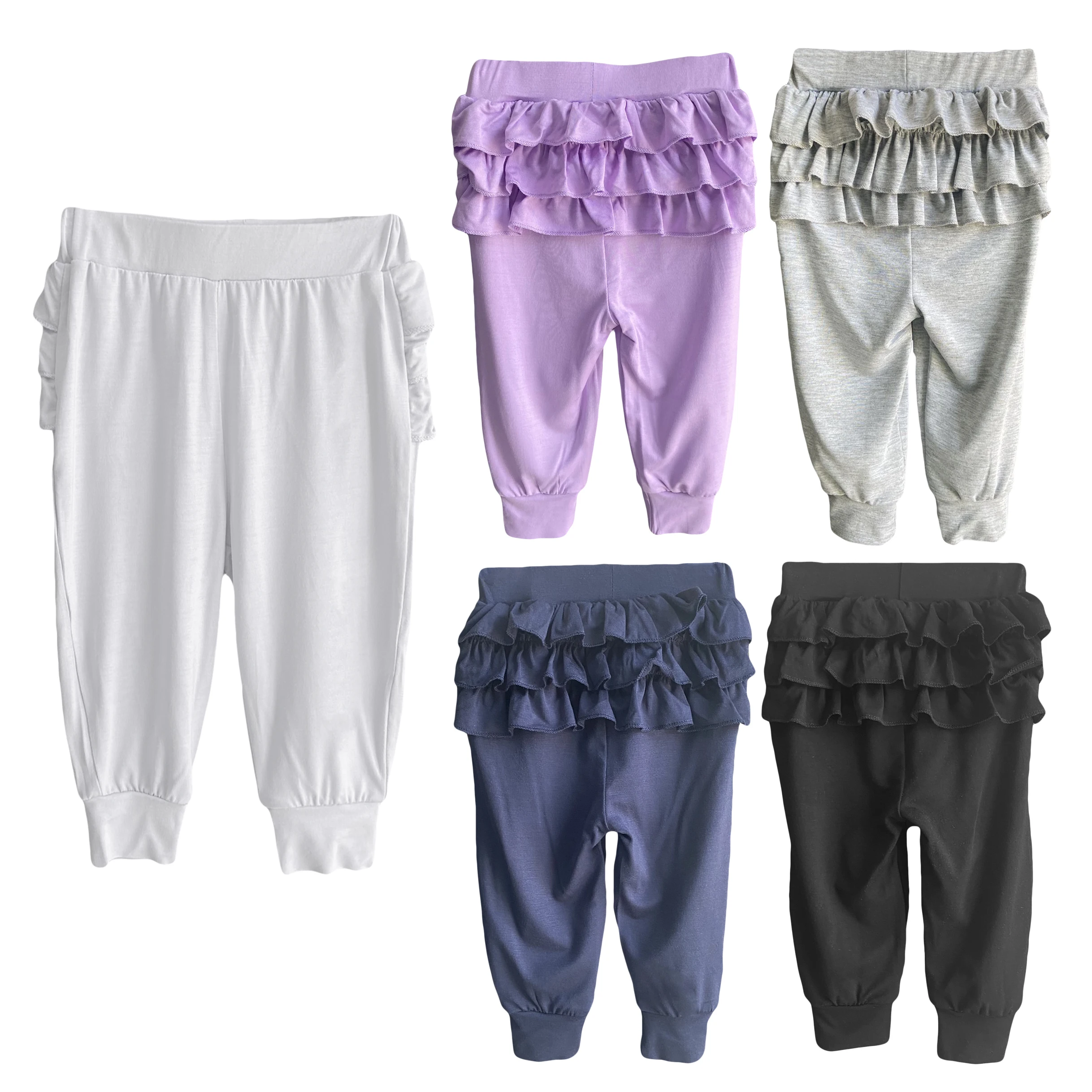 3M-24M Wholesale customized 2022 latest fashion  bamboo baby clothes bamboo pants popular pant for baby