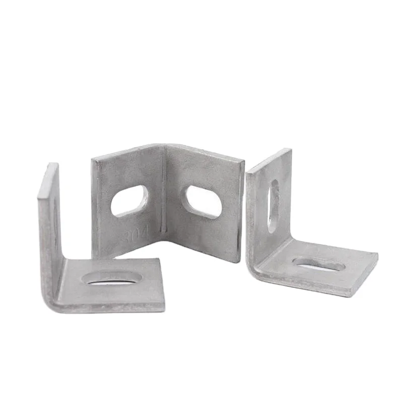 Wholesale Custom 90 Degree Corner Brace Angle Anchor Bracket With 2 Unthreaded Holes