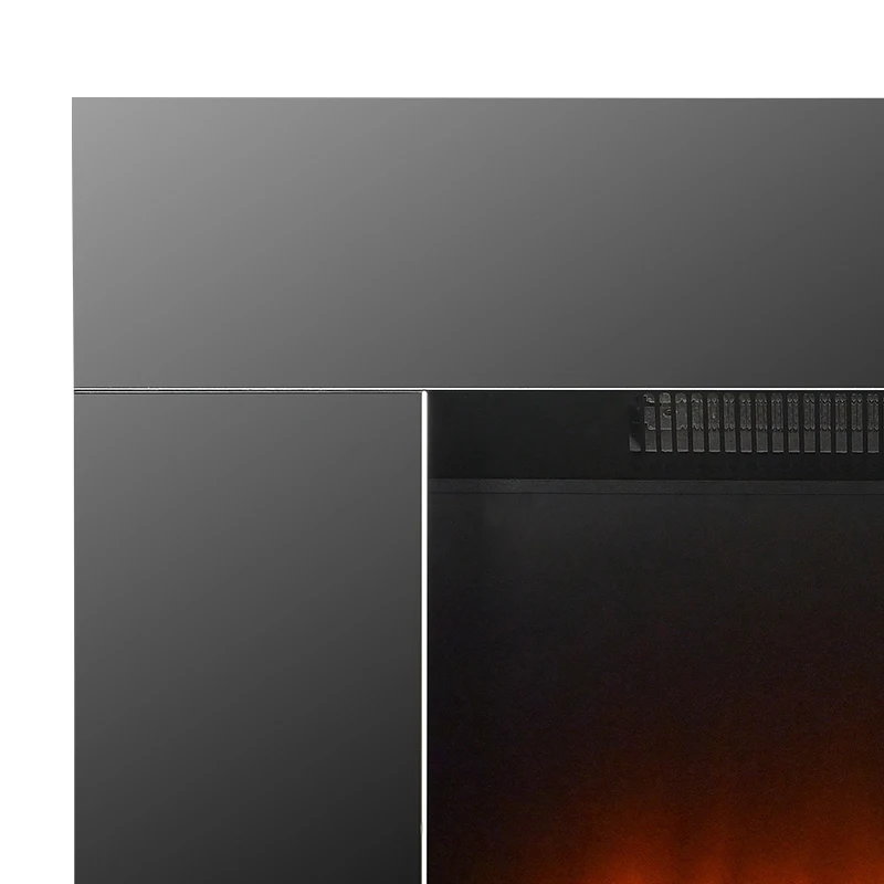 Remote Control Board TV Stand Adjustable Flame Brightness Electric Fireplace