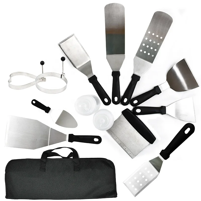 Modern high capacity outdoor barbecue tools Teppanyaki tools set of different collocations to choose