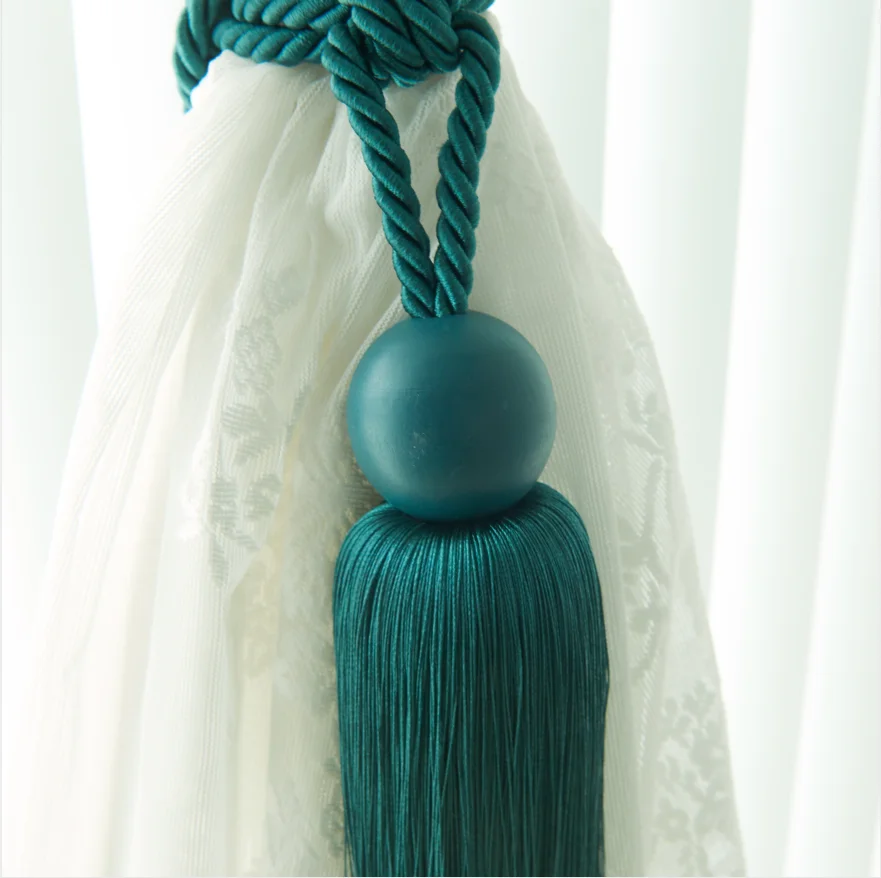 curtain tassel 2022 new design curtain tieback trimming fringe