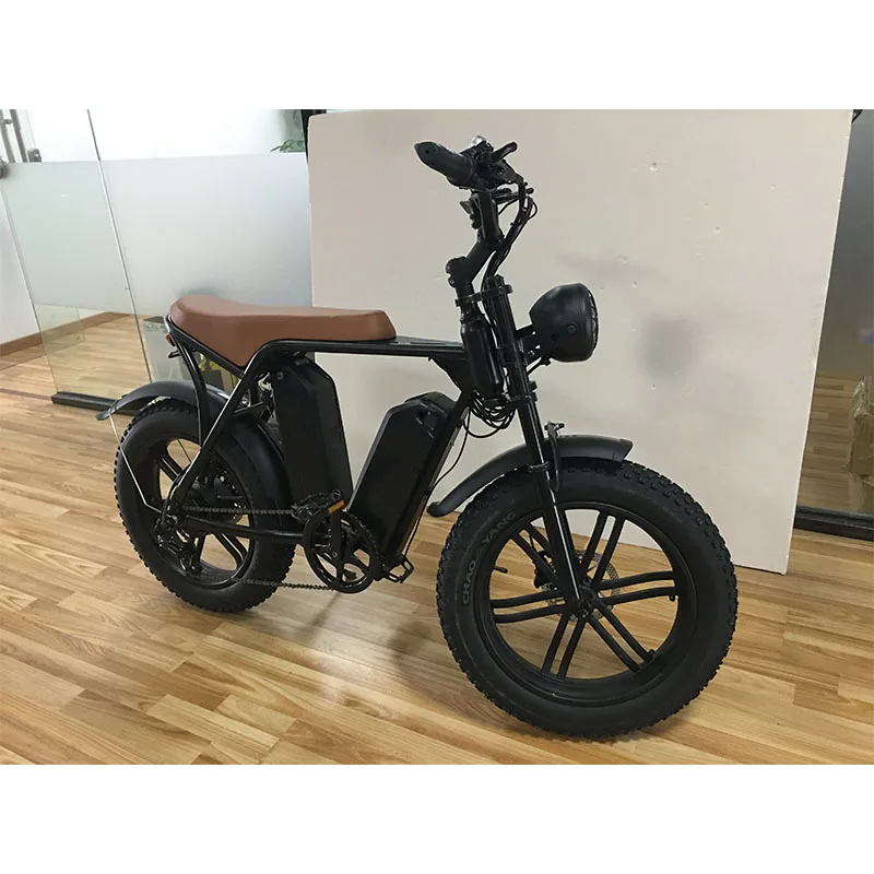 Оригинальный ouxi v8 Двойной аккумулятор pro accu полная подвеска bicicleta electrica ebike e fat tike Электрический велосипед