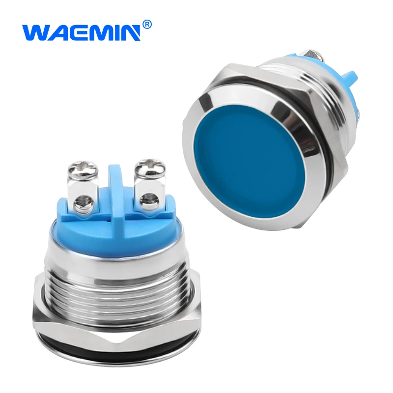 2 Винт pin 19 мм светодиодный индикатор 12 В