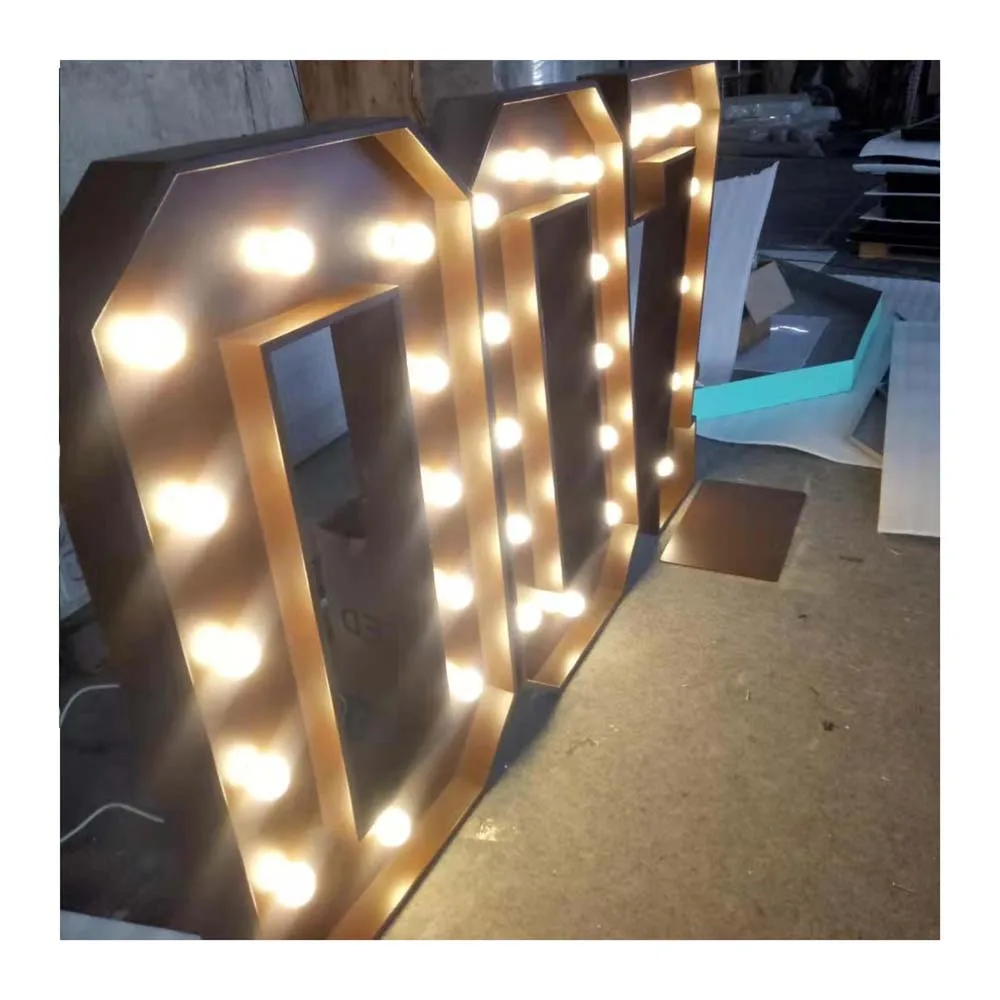 Home Party decorations Alphabet luminous giant prop writing love word light letters