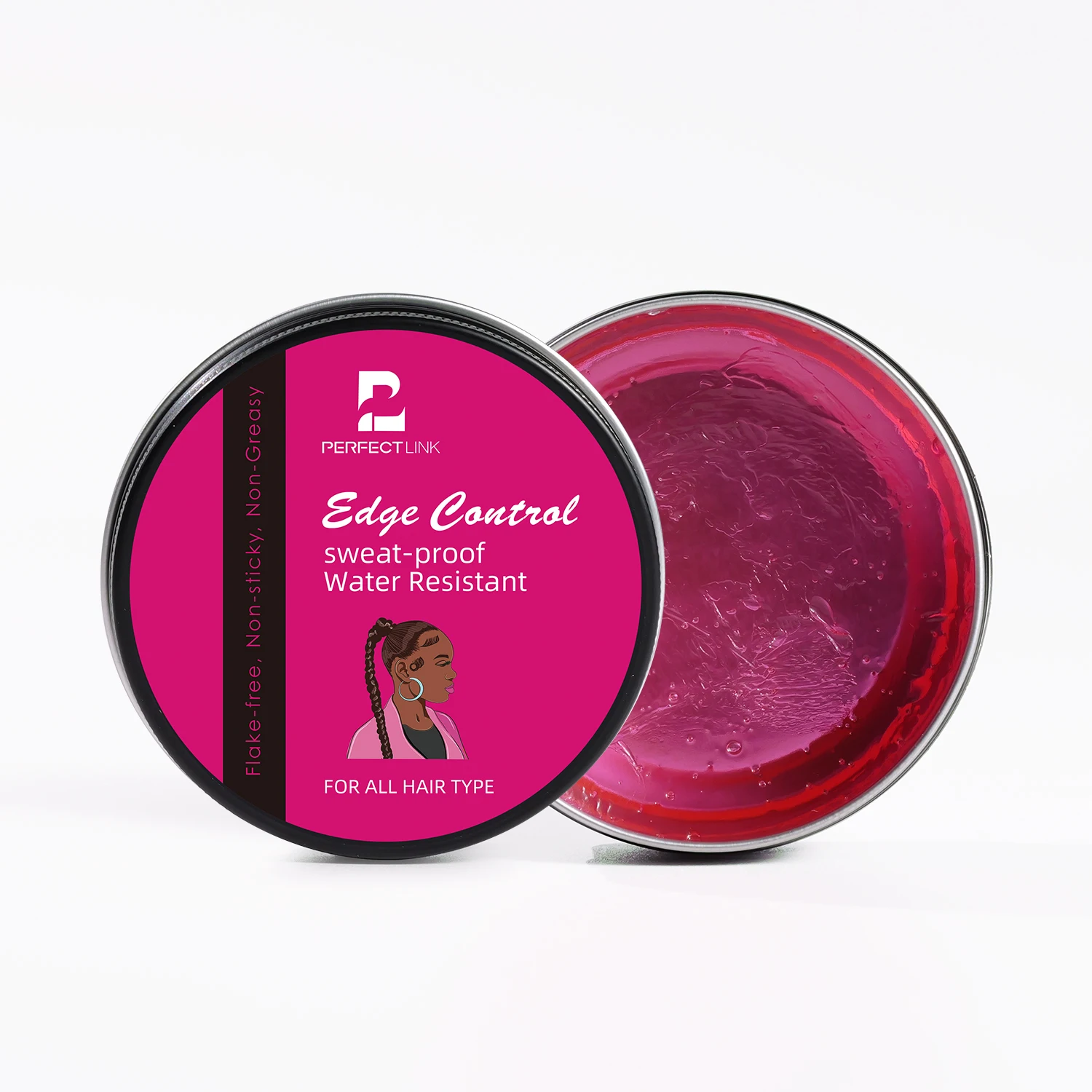 HOT SALES  Edge Control Customized Strong Hold Pomade Styling Gel Waterproof Sweatproof Extra Hold HAIR POMADE