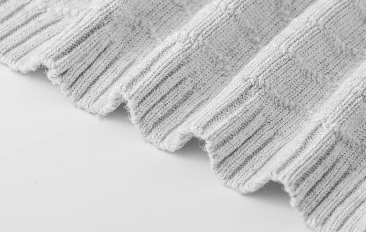 Pure color spring and autumn V-neck baby sweater baby girls knitted cardigan sweater