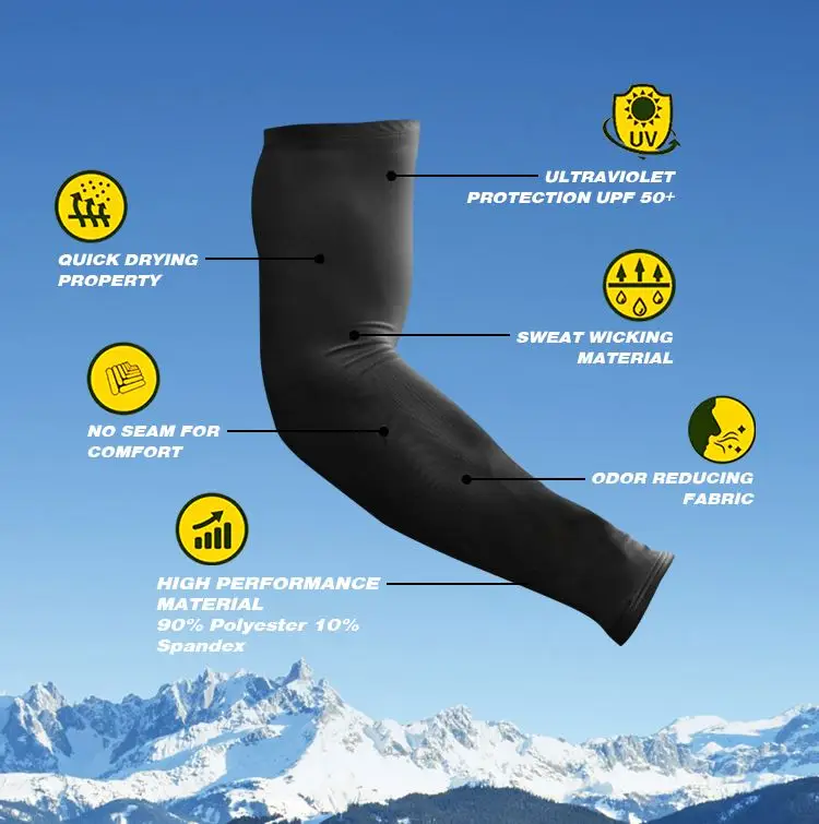 Outdoor Elastic Print Cool Arm Sleeves Cycling Wear Ice Silk Fabric Sleeves super hero cartoon upf 50 arm cover sleeves