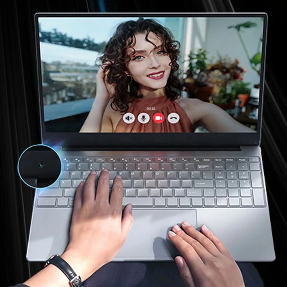 2023 New FHD 1920*1080 15.6 inch IPS LCD Laptop Inter Fingerprint Computer Laptops 16gb Rom 1TBgb Ram Laptop