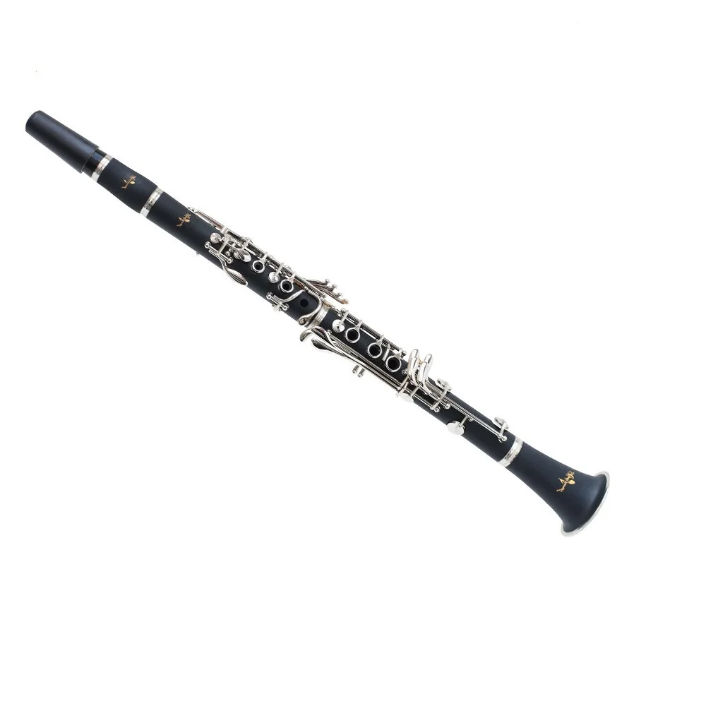 Professional Grade Bakelite Clarinet Nickel Plated Clarinet BB Tone German Style Clarinet