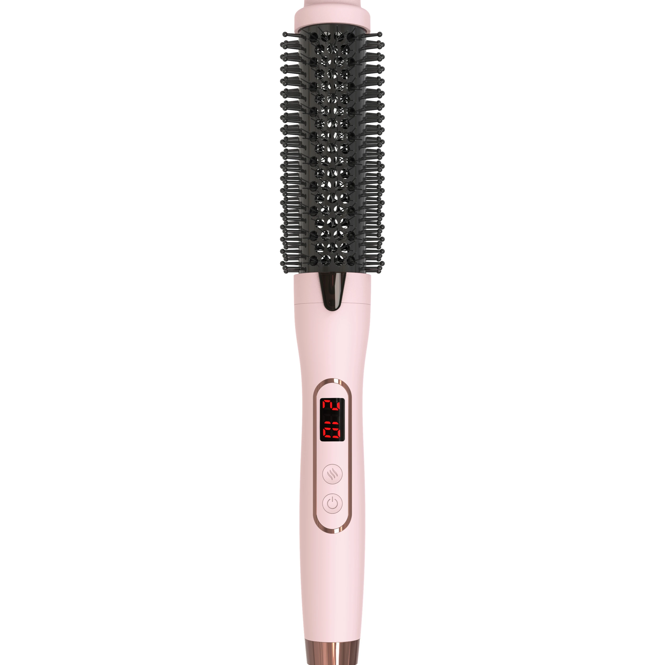tiktok best seller Thermal Brush for Blowout Look, 1 1/2 Inch Ionic Heated Round Brush Makes Hair Smoother,Get Natural Curls