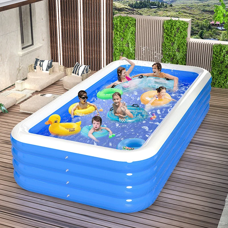Home Family Kids Swimming Pool Full Sized Inflatable Lounge Pool Children Garden Backyard Inflatable Swimming Pool