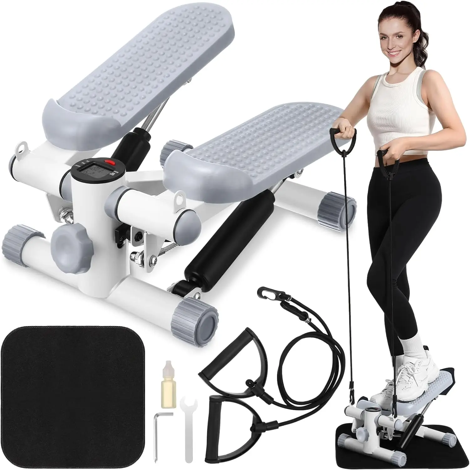 Wholesale sports equipment 300 lb weight fitness stepper resistance band display
